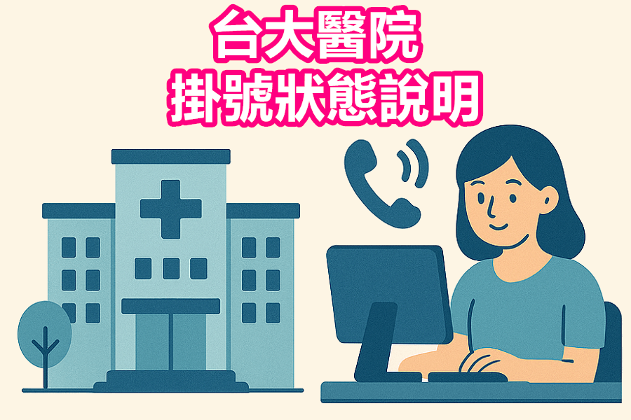 台大醫院掛號狀態說明